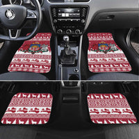 Latvia Christmas Car Mats Priecigus Ziemassvetkus - Wonder Print Shop