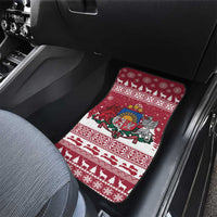 Latvia Christmas Car Mats Priecigus Ziemassvetkus - Wonder Print Shop