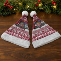 Latvia Christmas Santa Hat Priecigus Ziemassvetkus - Wonder Print Shop