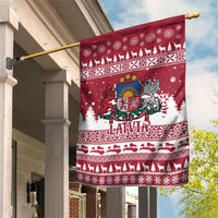 Latvia Christmas Garden Flag Priecigus Ziemassvetkus - Wonder Print Shop