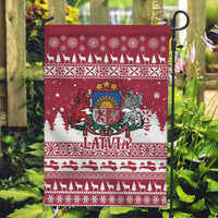 Latvia Christmas Garden Flag Priecigus Ziemassvetkus - Wonder Print Shop