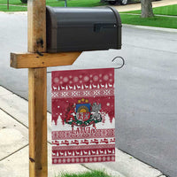 Latvia Christmas Garden Flag Priecigus Ziemassvetkus - Wonder Print Shop