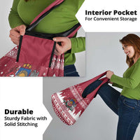 Latvia Christmas Grocery Bag Priecigus Ziemassvetkus - Wonder Print Shop