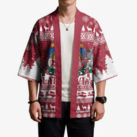 Latvia Christmas Kimono Priecigus Ziemassvetkus - Wonder Print Shop