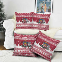 Latvia Christmas Pillow Cover Priecigus Ziemassvetkus - Wonder Print Shop