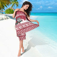 Latvia Christmas Sarong Priecigus Ziemassvetkus - Wonder Print Shop