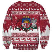 Latvia Christmas Sweatshirt Priecigus Ziemassvetkus - Wonder Print Shop