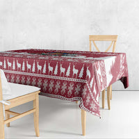 Latvia Christmas Tablecloth Priecigus Ziemassvetkus - Wonder Print Shop