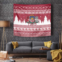 Latvia Christmas Tapestry Priecigus Ziemassvetkus - Wonder Print Shop