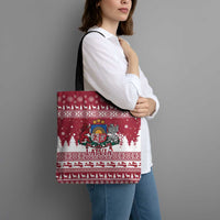 Latvia Christmas Tote Bag Priecigus Ziemassvetkus - Wonder Print Shop