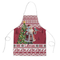 Latvia Christmas Apron Ziemassvetku Vecitis Christmas Pattern - Wonder Print Shop