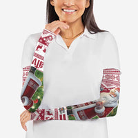 Latvia Christmas Arm Sleeves Ziemassvetku Vecitis Christmas Pattern - Wonder Print Shop