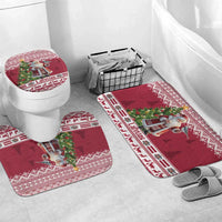 Latvia Christmas Bathroom Set Ziemassvetku Vecitis Christmas Pattern - Wonder Print Shop