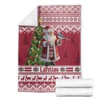 Latvia Christmas Blanket Ziemassvetku Vecitis Christmas Pattern - Wonder Print Shop