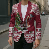 Latvia Christmas Blazer Ziemassvetku Vecitis Christmas Pattern - Wonder Print Shop