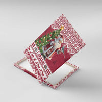 Latvia Christmas Canvas Wall Art Ziemassvetku Vecitis Christmas Pattern - Wonder Print Shop