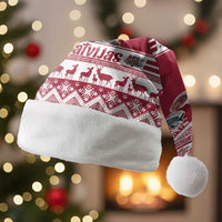 Latvia Christmas Santa Hat Ziemassvetku Vecitis Christmas Pattern - Wonder Print Shop