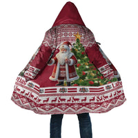 Latvia Christmas Cloak Ziemassvetku Vecitis Christmas Pattern - Wonder Print Shop