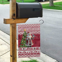 Latvia Christmas Garden Flag Ziemassvetku Vecitis Christmas Pattern - Wonder Print Shop