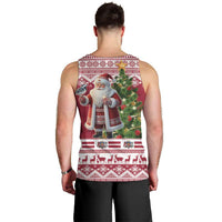 Latvia Christmas Men Tank Top Ziemassvetku Vecitis Christmas Pattern - Wonder Print Shop