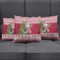 Latvia Christmas Pillow Cover Ziemassvetku Vecitis Christmas Pattern - Wonder Print Shop