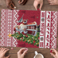 Latvia Christmas Puzzle Ziemassvetku Vecitis Christmas Pattern - Wonder Print Shop