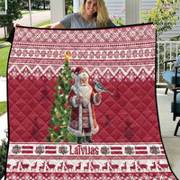 Latvia Christmas Quilt Ziemassvetku Vecitis Christmas Pattern - Wonder Print Shop