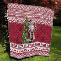 Latvia Christmas Quilt Ziemassvetku Vecitis Christmas Pattern - Wonder Print Shop