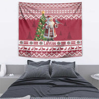 Latvia Christmas Tapestry Ziemassvetku Vecitis Christmas Pattern - Wonder Print Shop
