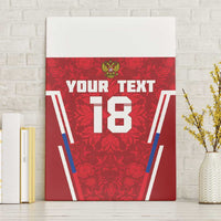Custom Russia Football Canvas Wall Art Red Eagle Spirit - Wonder Print Shop