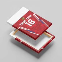 Custom Russia Football Canvas Wall Art Red Eagle Spirit - Wonder Print Shop