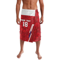 Custom Russia Football Lavalava Red Eagle Spirit - Wonder Print Shop