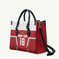 Custom Russia Football Leather Bag Red Eagle Spirit - Wonder Print Shop