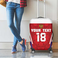 Custom Russia Football Luggage Cover Red Eagle Spirit - Wonder Print Shop