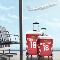 Custom Russia Football Luggage Cover Red Eagle Spirit - Wonder Print Shop