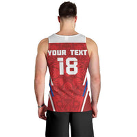 Custom Russia Football Men Tank Top Red Eagle Spirit - Wonder Print Shop