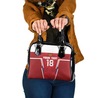 Custom Russia Football Shoulder Handbag Red Eagle Spirit - Wonder Print Shop