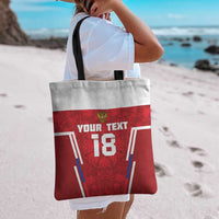 Custom Russia Football Tote Bag Red Eagle Spirit - Wonder Print Shop