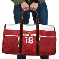 Custom Russia Football Travel Bag Red Eagle Spirit - Wonder Print Shop