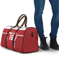 Custom Russia Football Travel Bag Red Eagle Spirit - Wonder Print Shop