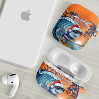 Cape Verde Christmas AirPods Case Shark Surfing Holiday Beach Style - Wonder Print Shop