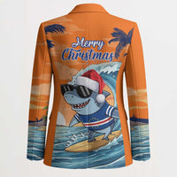 Cape Verde Christmas Blazer Shark Surfing Holiday Beach Style - Wonder Print Shop