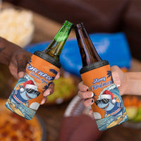 Cape Verde Christmas 4 in 1 Can Cooler Tumbler Shark Surfing Holiday Beach Style - Wonder Print Shop