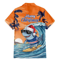 Cape Verde Christmas Family Matching Mermaid Dress and Hawaiian Shirt Shark Surfing Holiday Beach Style - Wonder Print Shop