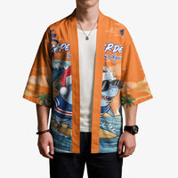 Cape Verde Christmas Kimono Shark Surfing Holiday Beach Style - Wonder Print Shop