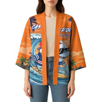 Cape Verde Christmas Kimono Shark Surfing Holiday Beach Style - Wonder Print Shop
