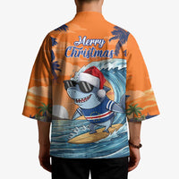Cape Verde Christmas Kimono Shark Surfing Holiday Beach Style - Wonder Print Shop