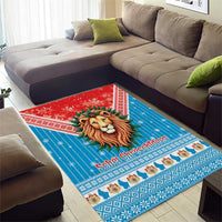 Luxembourg Christmas Area Rug Schei Chreschtdeeg Xmas Pattern - Wonder Print Shop