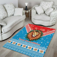 Luxembourg Christmas Area Rug Schei Chreschtdeeg Xmas Pattern - Wonder Print Shop