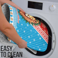 Luxembourg Christmas Bathroom Set Schei Chreschtdeeg Xmas Pattern - Wonder Print Shop